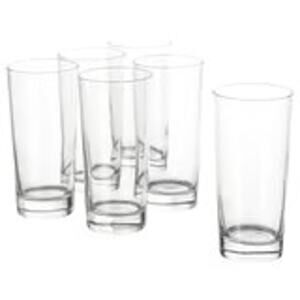 IKEA GODIS 14 oz Glasses for Vibrant Cocktails and Everyday Hydration Set of 6